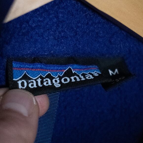 Vintage Patagonia Synchilla Fleece Zip-up Size Medium USA Made - Picture 3 of 6